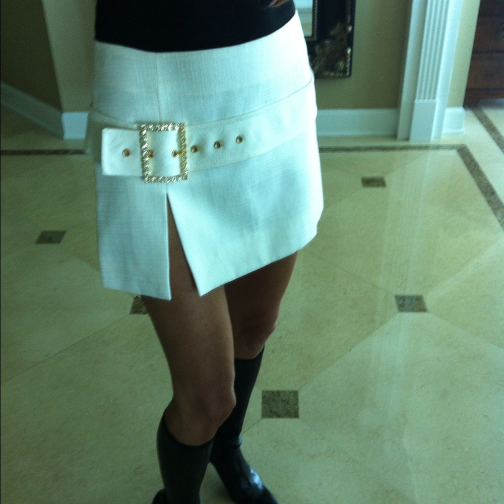 Dolce & Gabbana White Skirt